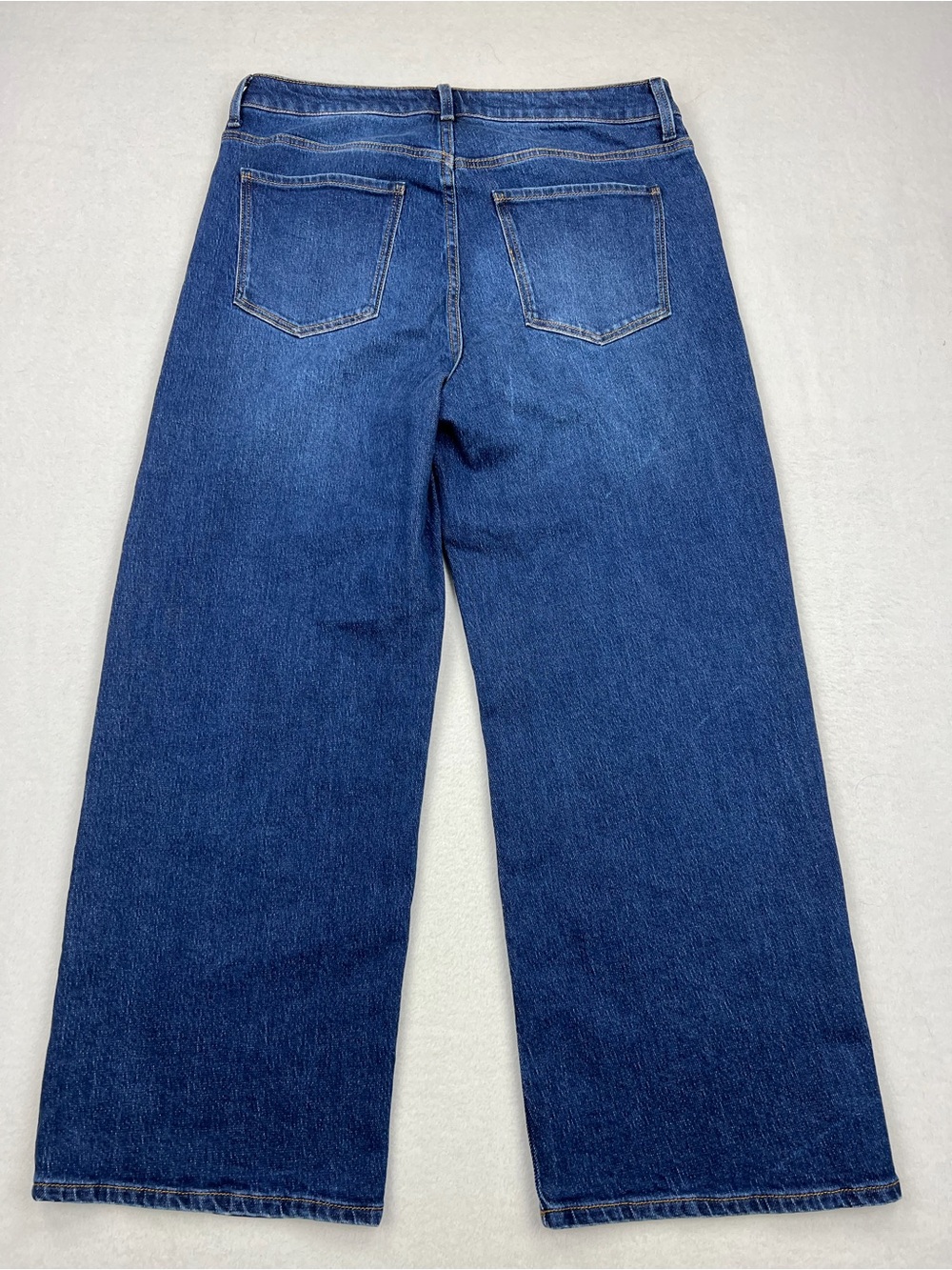 Quince Wide-Leg Jeans in Deep Blue Wash - Picture 6 of 12